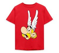 Spreadshirt Asterix & Obelix Winged Helmet Kids' T-Shirt, 110/116 (5-6 Years), red
