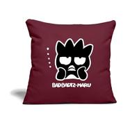 Spreadshirt Bad Badtz-Maru Portrait Sofa pillowcase 17.3'' x 17.3'' (45x45 cm), One Size, burgundy