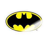 Spreadshirt Batman Classic Logo Sticker, 10 x 10 cm, Transparent Glossy