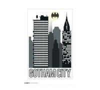 Spreadshirt Batman Gotham City Poster 8" x 12" (20x30 cm)