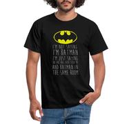 Spreadshirt Batman I'm not Saying Funny Quote Men's T-Shirt, 3XL, Black