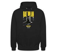 Spreadshirt Batman Long Live The Bat With Logo Unisex Hoodie, L, black