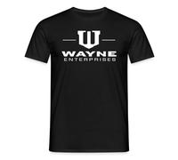 Spreadshirt Batman Wayne Enterprise Men's T-Shirt, XL, Black