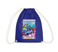 Spreadshirt Batwheels Birthday Fun Cool Birthday Design Drawstring Bag, One Size, Royal Blue