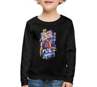 Spreadshirt Batwheels Cool Quote Time for Action Women's Premium Organic Long Sleeve Shirt, 110/116 (4 Years), Black