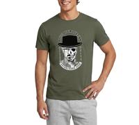 Spreadshirt Breaking Bad Albuquerque Ink Walter White Men’s T-Shirt, XXL, Military Green