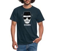 Spreadshirt Breaking Bad Heisenberg Sketch Men's T-Shirt, XXL, Navy