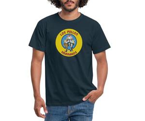 Spreadshirt Breaking Bad Los Pollos Hermanos Men's T-Shirt, 4XL, Navy