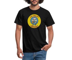 Spreadshirt Breaking Bad Los Pollos Hermanos Men's T-Shirt, L, Black