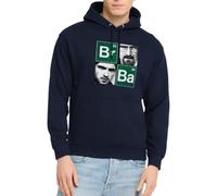 Spreadshirt Breaking Bad Walter and Jesse Elements Unisex Hoodie, S, navy