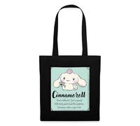 Spreadshirt Cinnamoroll Don't Overthink It. Just Be Yourself Tote Bag, One Size, black