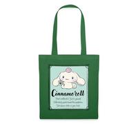 Spreadshirt Cinnamoroll Don't Overthink It. Just Be Yourself Tote Bag, One Size, evergreen