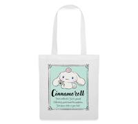 Spreadshirt Cinnamoroll Don't Overthink It. Just Be Yourself Tote Bag, One Size, white