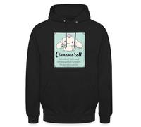 Spreadshirt Cinnamoroll Don't Overthink It. Just Be Yourself Unisex Hoodie, M, black