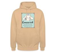 Spreadshirt Cinnamoroll Don't Overthink It. Just Be Yourself Unisex Hoodie, XL, peach