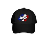 Spreadshirt Citroën 2CV Model French Flag Baseball Cap, One Size, Black/Black