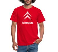 Spreadshirt Citroën Logo Men's T-Shirt, L, red