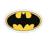 Spreadshirt Classic Batman Logo Sticker, 10 x 10 cm, White Matte