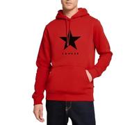 Spreadshirt David Bowie Blackstar Men's Organic Hoodie, XL, red