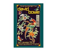 Spreadshirt David Bowie The Serious Moonlight Tour Poster 24" x 35" (60x90 cm), One Size, white