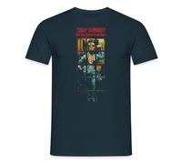 Spreadshirt David Bowie Ziggy Stardust and The Spiders from Mars Men’s T-Shirt, M, Navy