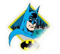 Spreadshirt DC Comics Originals Batman Batsignal Gotham Sticker Size S (10 x 10 cm), 10 x 10 cm, Transparent Glossy