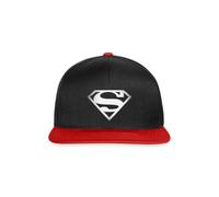 Spreadshirt DC Comics Originals Superman Logo Retro Snapback Cap, One Size, Black/red