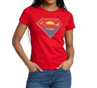 Spreadshirt DC Comics Originals Superman Logo Women's T-Shirt, M, red