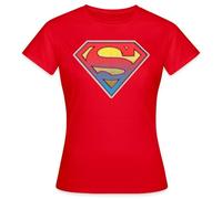 Spreadshirt DC Comics Originals Superman Logo Women's T-Shirt, S, red