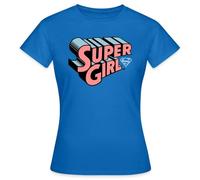 Spreadshirt DC Comics Supergirl Logo Original Women's T-Shirt, M, Royal Blue