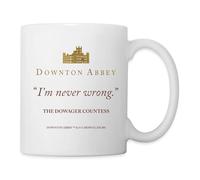 Spreadshirt Downton Abbey I'm Never Wrong Dowager Countess Mug