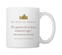 Spreadshirt Downton Abbey It's Good to Be in Love Quote Mug