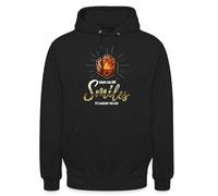 Spreadshirt Dungeons And Dragons When Dungeon Master Smiles Unisex Hoodie, 4XL, black