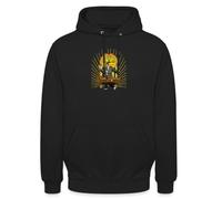 Spreadshirt Elvis Presley Sun Record Company Logo Unisex Hoodie Black
