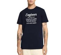 Spreadshirt Engineer Definition Quote Solving Problems Men’s Premium T-Shirt, XL, Navy
