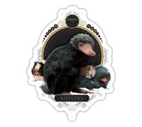 Spreadshirt Fantastic Beasts Niffler Family Sticker, 10 x 10 cm, White Matte