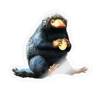 Spreadshirt Fantastic Beasts Niffler Protects Coin Sticker, 10 x 10 cm, Transparent Glossy