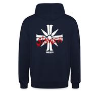Spreadshirt Far Cry 5 Eden's Gate Cross Backprint Unisex Hoodie, M, navy