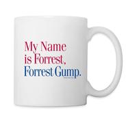 Spreadshirt Forrest Gump My Name is Forrest, Forrest Gump. Mug, One Size, White