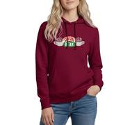 Spreadshirt Friends Central Perk Women's Hoodie Bordeaux