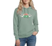 Spreadshirt Friends Central Perk Women's Hoodie Steel Green