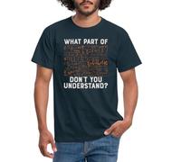 Spreadshirt Funny Science Maths Pun Men's T-Shirt, M, Navy