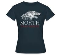 Spreadshirt Game of Thrones The North Remembers Women's T-Shirt, XL, Navy