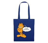 Spreadshirt Garfield I Hate Mondays Tote Bag, One Size, Royal Blue
