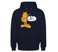 Spreadshirt Garfield I Hate Mondays Unisex Hoodie Navy