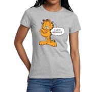 Spreadshirt Garfield I Hate Mondays Women's T-Shirt, S, Heather Grey