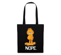 Spreadshirt Garfield Nope Tote Bag, One Size, black