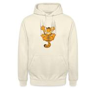 Spreadshirt Garfield Scratch Unisex Hoodie, M, vanilla