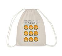 Spreadshirt Garfield The Many Moods of Garfield Drawstring Bag, One Size, Nature