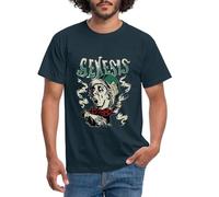 Spreadshirt Genesis Mad Hatter Men's T-Shirt, XXL, Navy